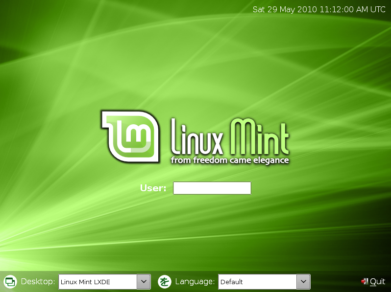 Linux Mint 9 LXDE (2010) RUS