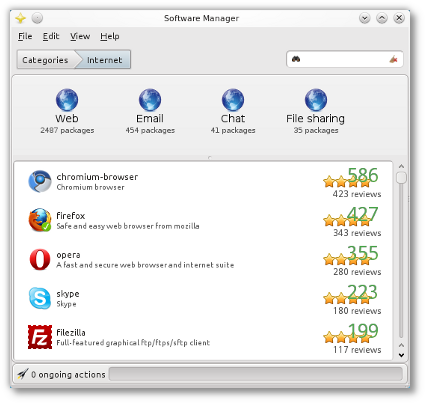 скриншоты Linux Mint 10 KDE