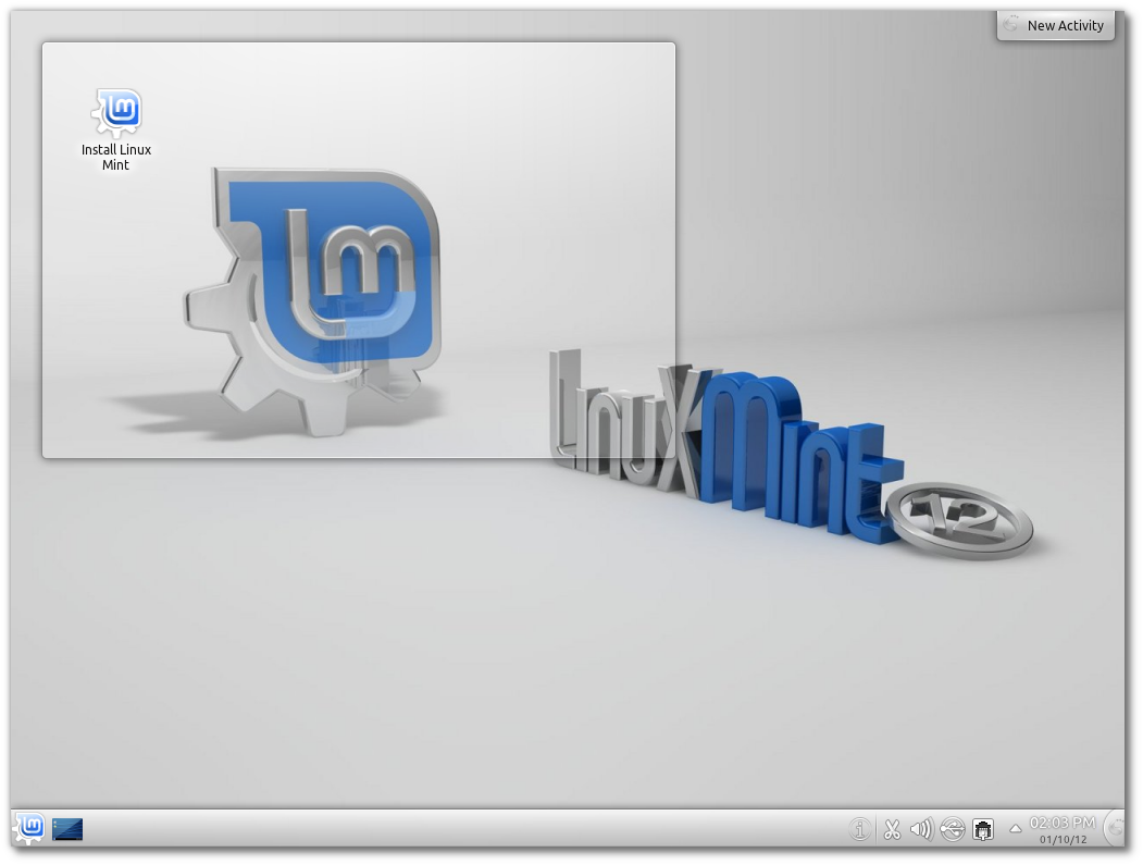 linux mint 12 kde