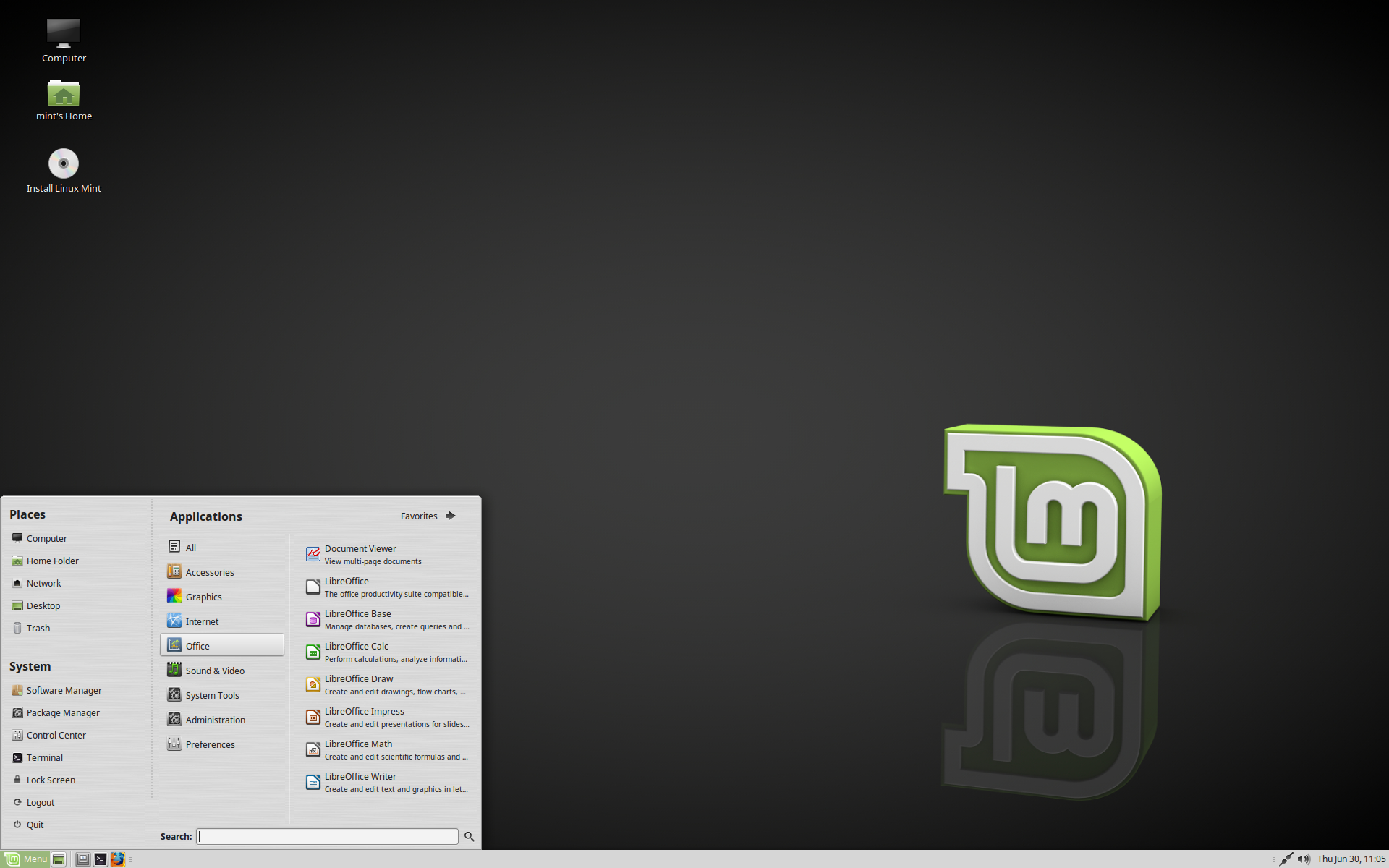 Linux mint cinnamon mate