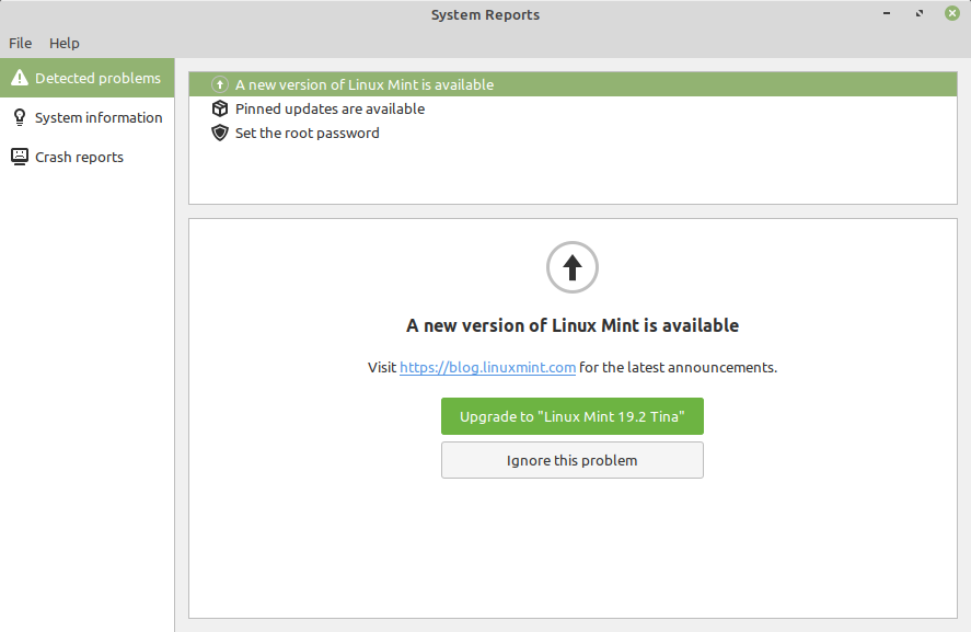 The Linux Mint 19.3 system report