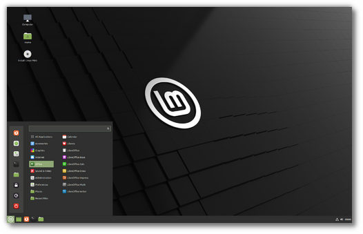 linux mint desktop