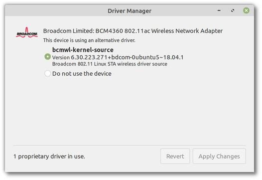 bcm4360 linux ubuntu